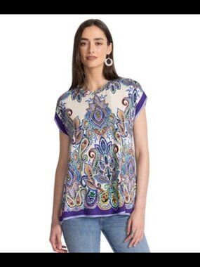Johnny Was Paisley Tee - M